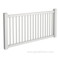 White Vinyl Garden Fencing